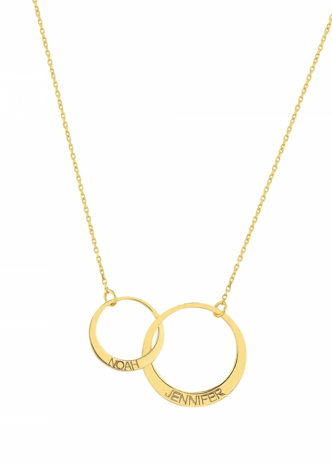 LIFE CIRCLE – Personalized Interlocking Ring Necklace
