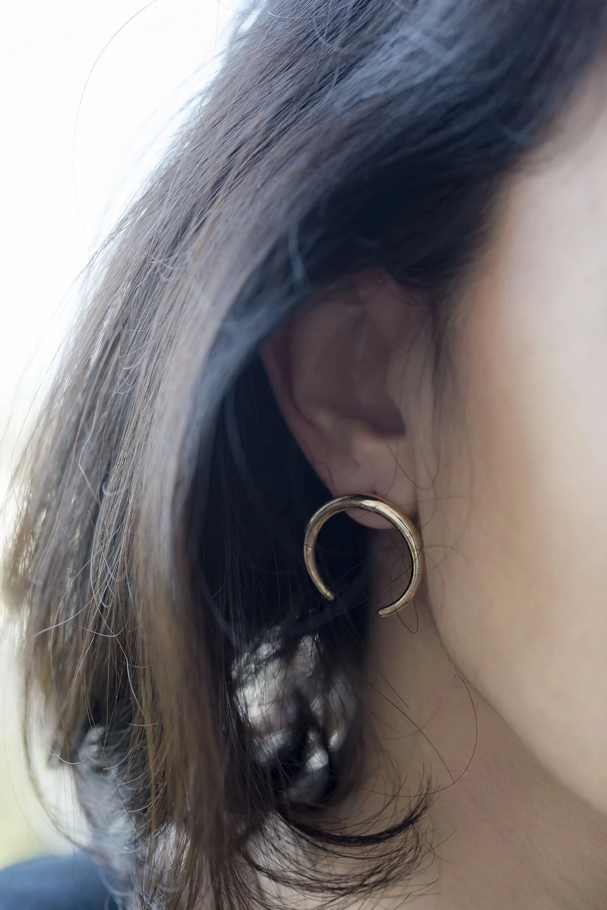 CRESCENT – Minimal Moon Earrings