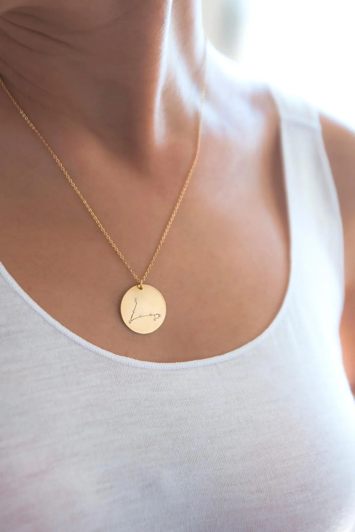 PISCES – Zodiac Medallion Necklace