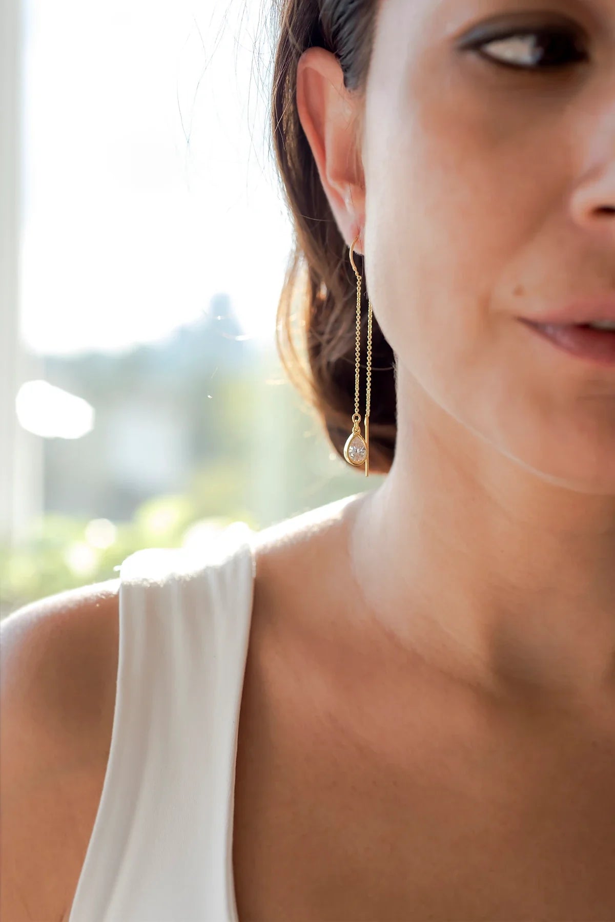 IDA - Diamond - Chain Earrings