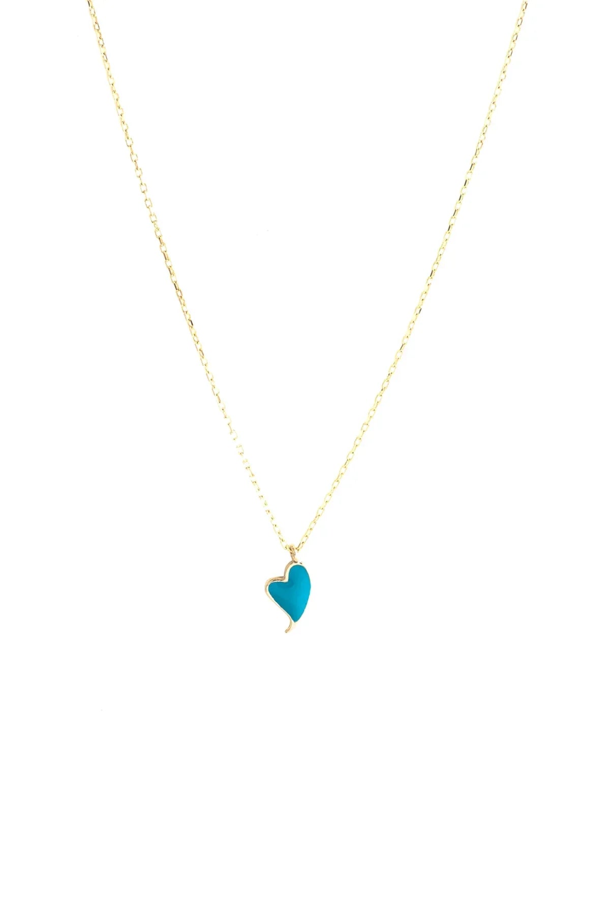 PEPE HEARTBEAT – Blue Heart Necklace