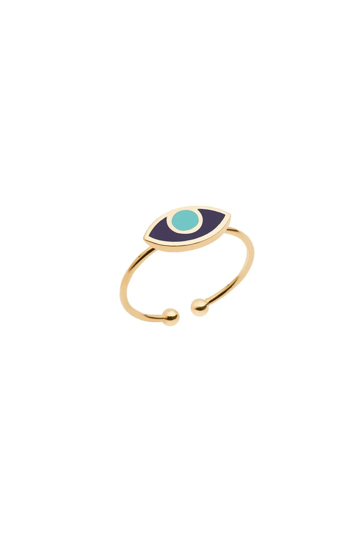 MARINE LOOK - Enamel Eye Ring