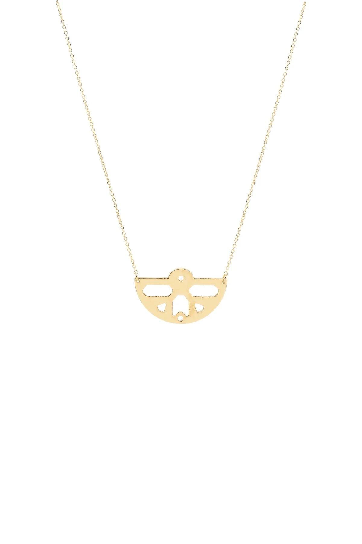 TRIBAL MOON – Geometric Totem Necklace