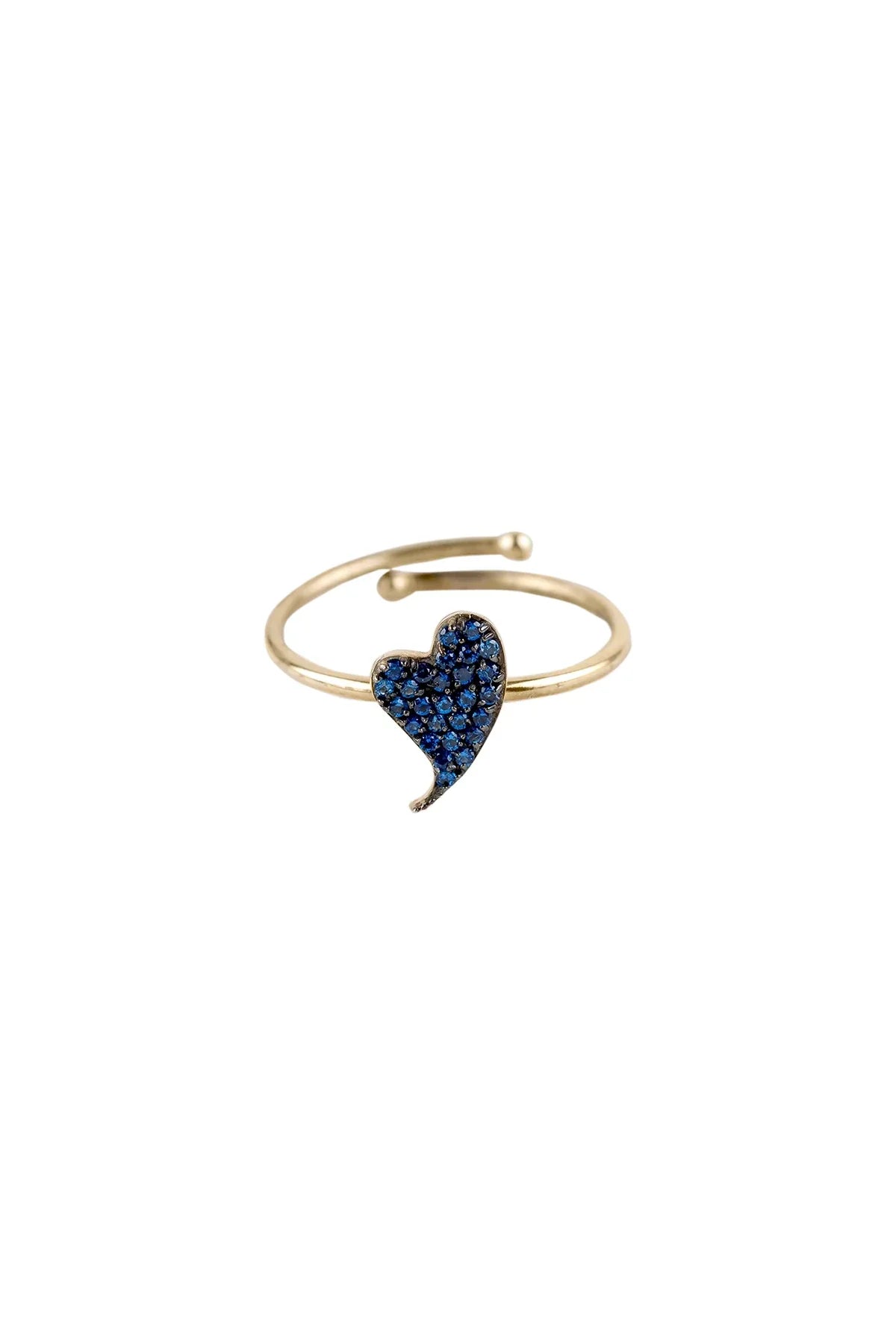 BLUE BEAT - Blue Sapphire Ring