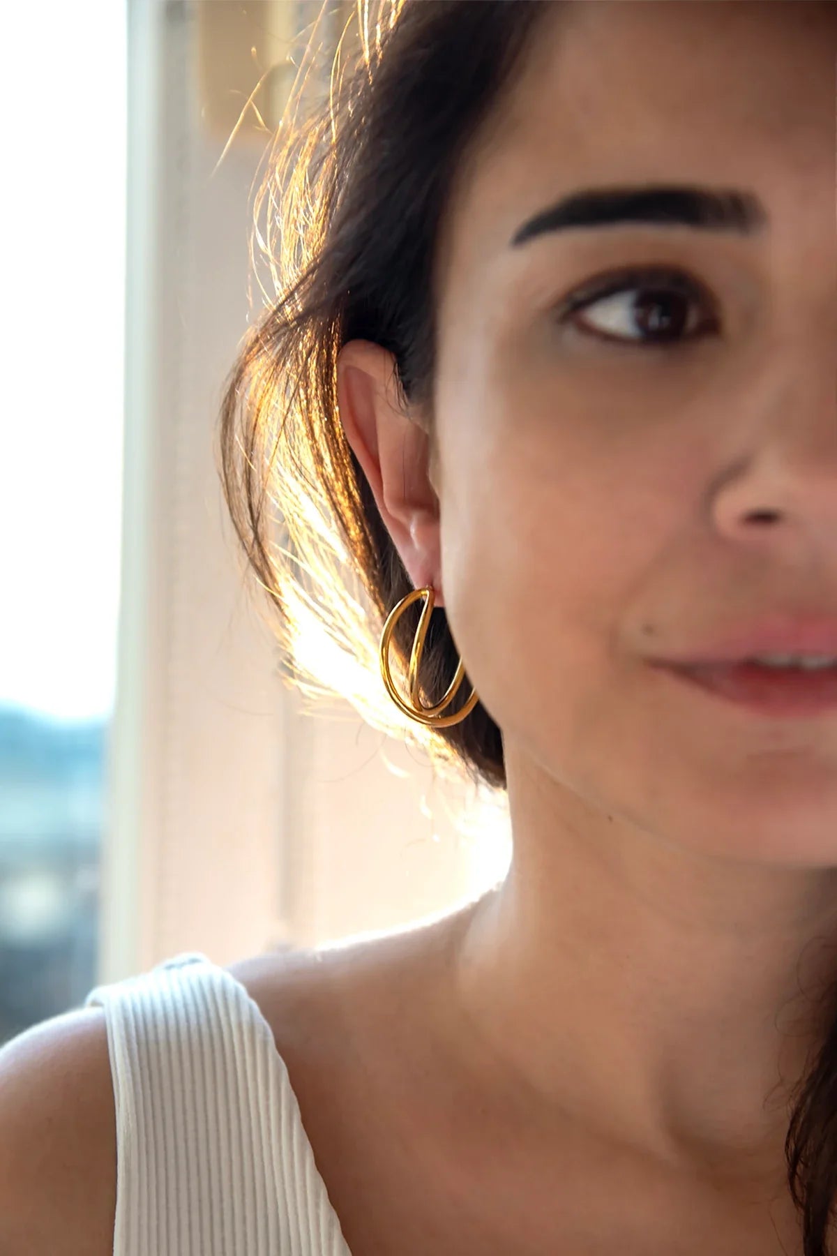 SONNET – Interlinked Hoop Earrings