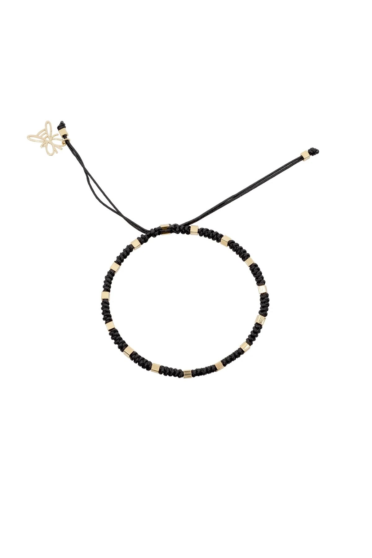 RUBIK – BLACK - Braided Bracelet
