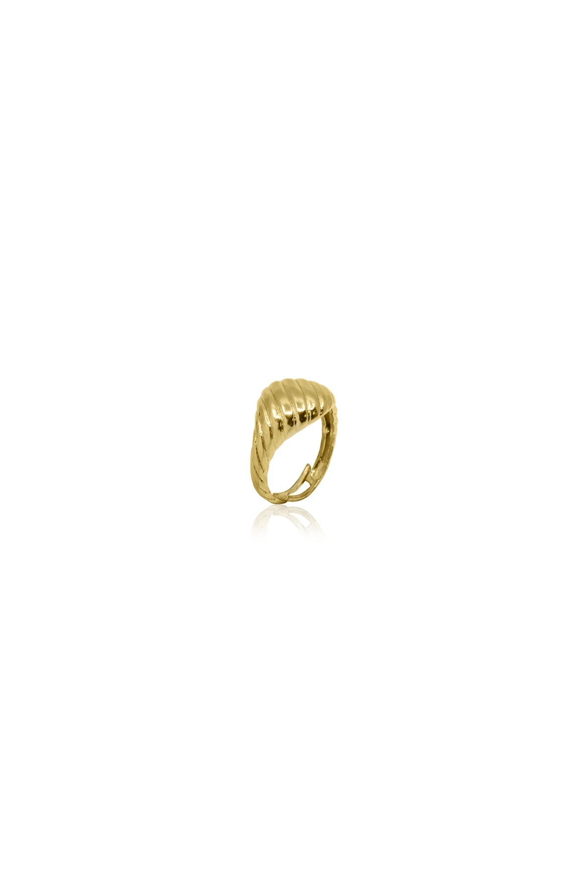 BOMBASTIC – Domed Croissant Pinky Ring