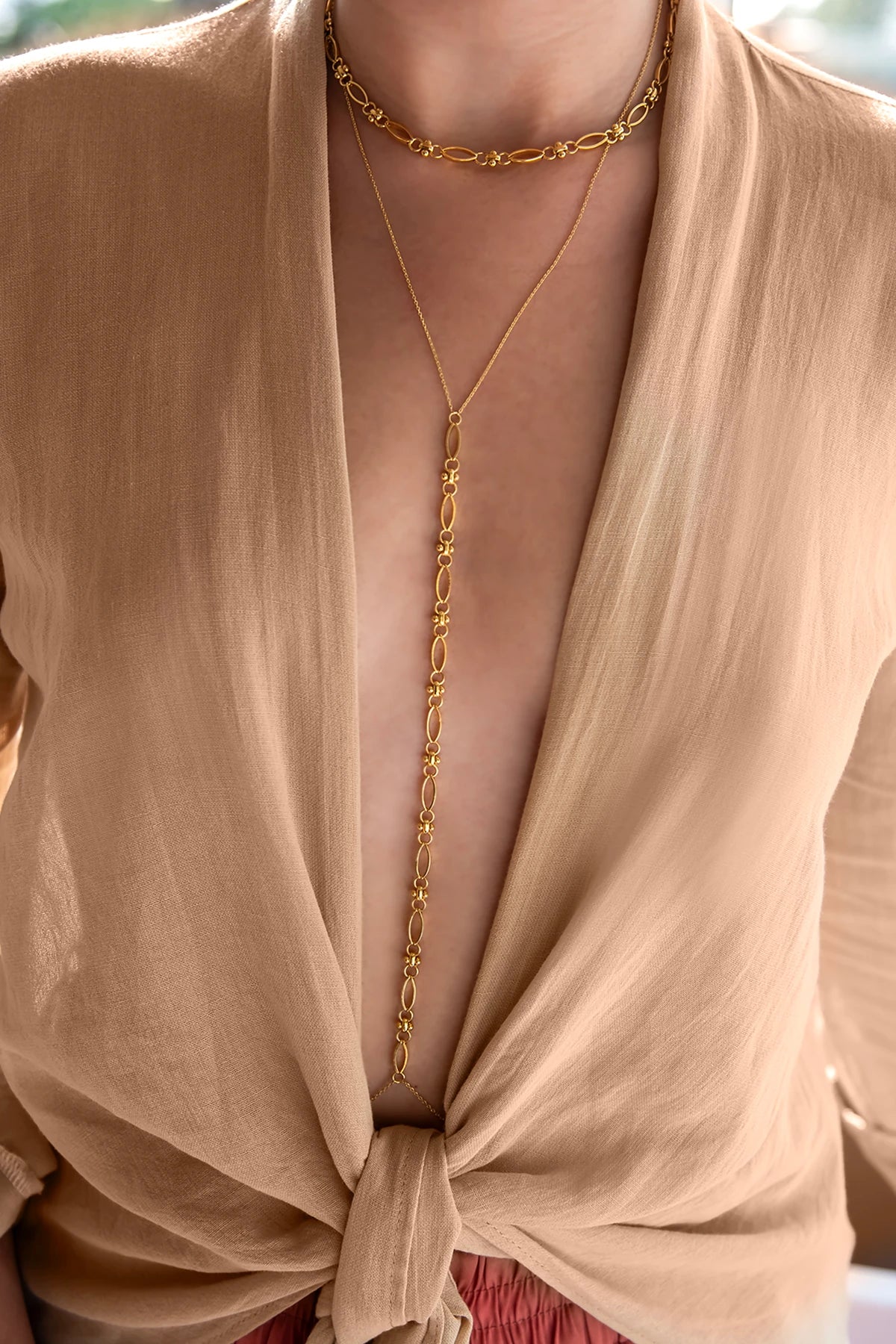 LINA – Vintage Drop Body Chain