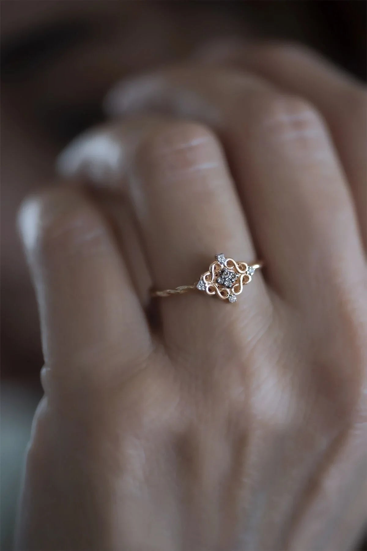 BRIGITTE - 14K Gold Vintage Ring